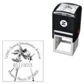 トロピカルパームツリーズ差出人住所 セルフインキングスタンプ (インサイチュ)