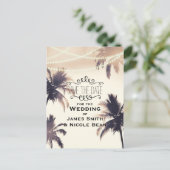 トロピカルパームツリーズ&ライツクリームドリーム救日付 案内ポストカード (スタンド正面)