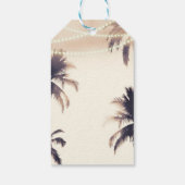 トロピカルパームツリーズ&ライツクリームドリーム ギフトタグ (裏面)