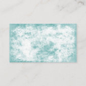 トロピカルパームツリービーチウェディングウェブサイト エンクロージャーカード (裏面)