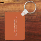 トロピカルパームツリービーチビーブスサマーサンレトロ キーホルダー (裏面)