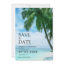 トロピカルパームツリービーチ目的地の結婚式