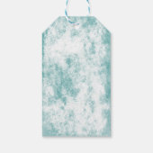 トロピカルパームツリービーチ結婚式サンキュー ギフトタグ (裏面)