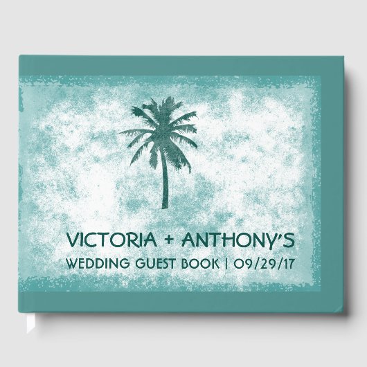 トロピカルパームツリービーチ結婚式 ゲストブック (正面)