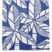 トロピカルパームツリービーチ シャワーカーテン (正面)