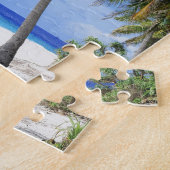 トロピカルパームツリービーチ ジグソーパズル (側面)