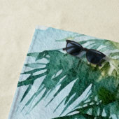 トロピカルパームツリービーチ ビーチタオル (インサイチュ)