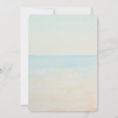 トロピカルパームツリービーチ 招待状 (裏面)