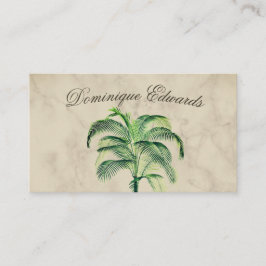 トロピカルパームツリーマーブルプロフェッショナル 名刺