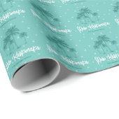 トロピカルパームツリーメレカリキマカ ラッピングペーパー (ロールコーナー)