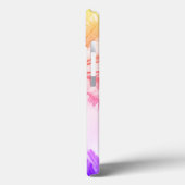 トロピカルパームツリーレトロネオン80の夏ビーチ Case-Mate iPhoneケース (裏面 / 左)