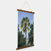 トロピカルパームツリー写真植物学 吊り下げ型タペストリー (傾斜あり)