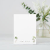 トロピカルパームツリー名 サンキューカード (スタンド正面)