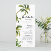 トロピカルパームツリー メニュー (スタンド正面)