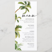 トロピカルパームツリー メニュー (正面)