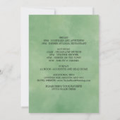 トロピカルパームバチェロレッテ週末招待状 招待状 (裏面)