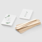 トロピカルパームビーチウェルカム結婚アウトドア ハンドファン (組立なし)