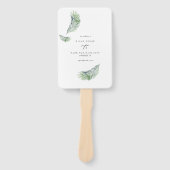 トロピカルパームビーチウェルカム結婚アウトドア ハンドファン (正面)