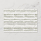 トロピカルパームビーチカバナウェディングレセプション エンクロージャーカード (裏面)