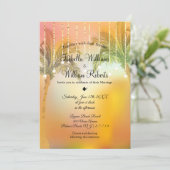 トロピカルパームビーチストリングラ結婚イト 招待状 (スタンド正面)