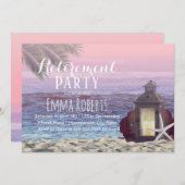 トロピカルパームビーチヒトランタンリタイア 招待状 (正面/裏面)