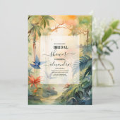 トロピカルパームビーチボホブライダルシャワー 招待状 (スタンド正面)