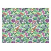 トロピカルパームフロンズオールオーバープリントテーブルクロス テーブルクロス (正面(横))