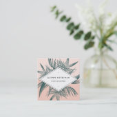 トロピカルパームフロンド スクエア名刺 (スタンド正面)