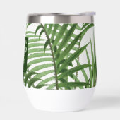 トロピカルパームモノグラムの結婚ツリーの贈り物 (左面)