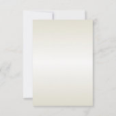 トロピカルパームリーフサマー レセプション 招待状 (裏面)