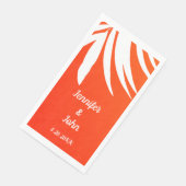 トロピカルパームリーフサンセットオレンジビーチ結婚式 (コーナー)