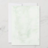 トロピカルパームリーフビーチデスティネーションウェディング 招待状 (裏面)