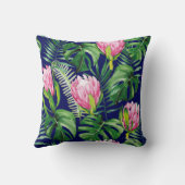 トロピカルパームリーフフローラ クッション (裏面)