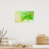 トロピカルパームリーフポスター ポスター (キッチン)