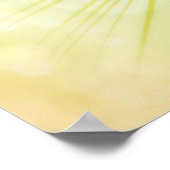 トロピカルパームリーフポスター ポスター (角)