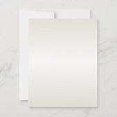 トロピカルパームリーフ　サマー　リハーサルディナー 招待状 (裏面)