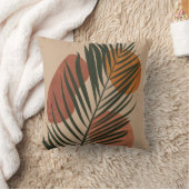 トロピカルパームリーフ – ボタニカルアレカ クッション (ブランケット)