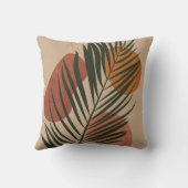 トロピカルパームリーフ – ボタニカルアレカ クッション (裏面)