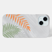 「トロピカルパームリーブス」iPhone 15 Barely Thereケース Case-Mate iPhoneケース (裏面 (横))
