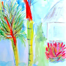 トロピカルパームレギンスバイアリエラ&リリーデザイン