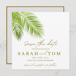 トロピカルパーム保存日 招待状
