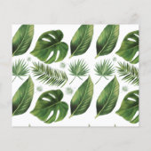 トロピカルパーム共有アデイトナイトブライダルシャワーカード チラシ (裏面)