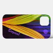 トロピカルパーム数々のブライト色 Case-Mate iPhoneケース (裏面 (横))