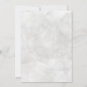 トロピカルパーム白黒金ゴールド30th Birthday 招待状 (裏面)