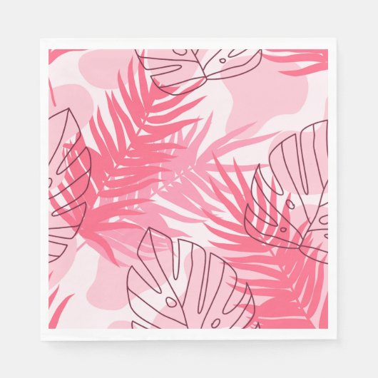 トロピカルパーム紙ナプキンス スタンダードランチョンナプキン (正面)