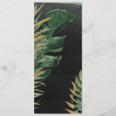 トロピカルパーム結婚のディナーメニュー メニュー (裏面)