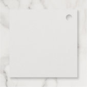 トロピカルパーム結婚の木に感謝 フェイバータグ (裏面)