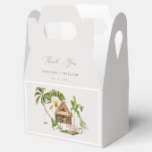 トロピカルパーム結婚の木に感謝 フェイバーボックス (オープン)