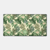 トロピカルパーム葉ズモノグラム デスクマット (正面)