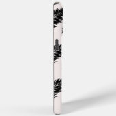 トロピカルパーム葉白黒 Case-Mate iPhoneケース (裏面 / 右)